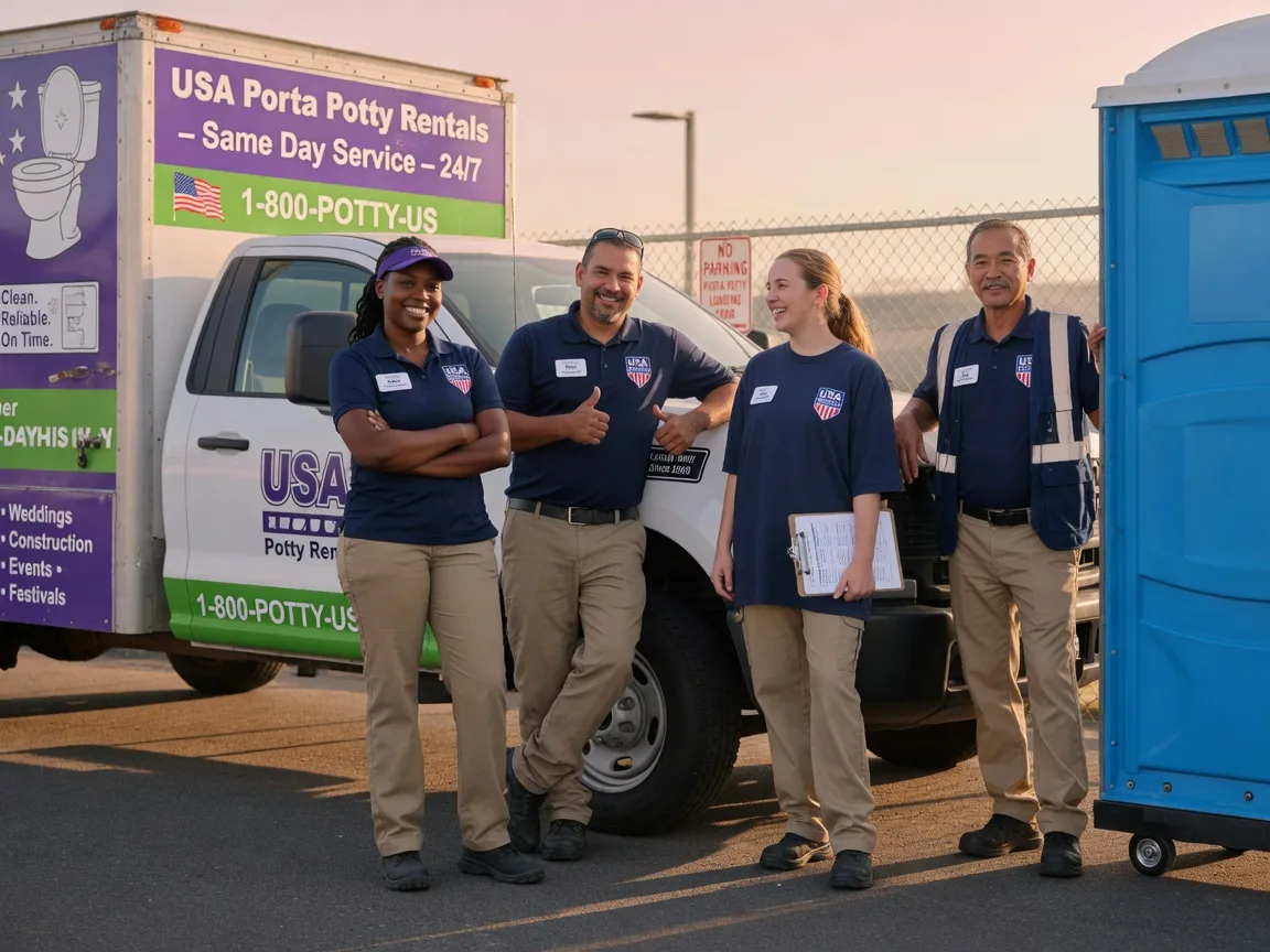 Porta Potty Rental company in Pineville, PA
